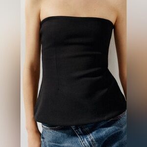Zara Black Tubetop